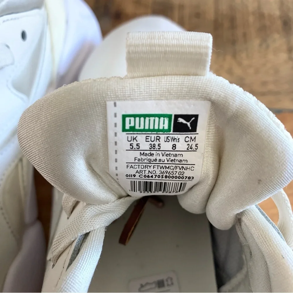 Puma Nova GRL BOSS Women’s Sneakers Size 8 Color Marshmallow